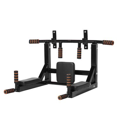 NEWAN Pull Up Bar Wall Mounted Chin Up Bar Multi-Grip Full Body Strength Training Workout Dip Bar,Power Tower Set Support to 440Lbs
