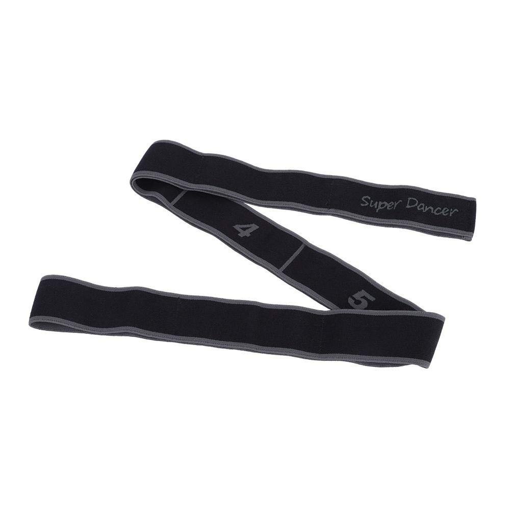 8-Loop Elastic Stretch Band for Ballet, Dance and Gymnastics Training, Grey Exercise Band
