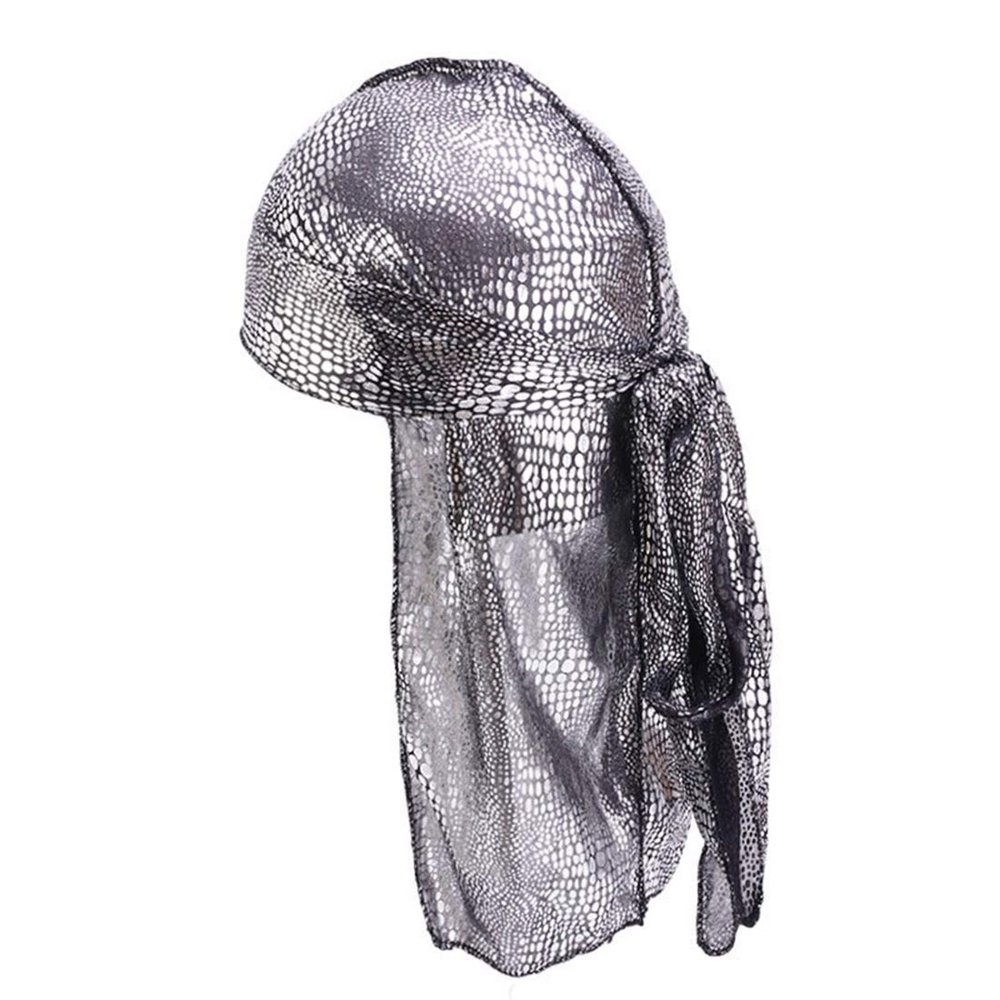 HZUX Fashion Head Wrap Durag Long Tail Bicycle Beanies for Men/Women Headwraps Cap