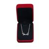 KINGWEDDING Velvet Flocked Earring Gift Boxes Pendant Jewelry Box,Durable Hinges Necklaces Boxes, Xmas Gifts (Red) view 2