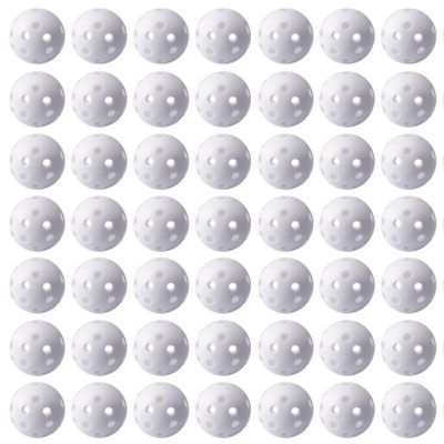 Booreina Practice Golf Balls for Backyard 50 Pack, Plastic Golf Training Balls 5 inch Indoor Golf Balls for Driving Range, Swing Training, Indoor Golf Simulators, Outdoor and Home Use