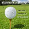 Booreina Practice Golf Balls for Backyard 50 Pack, Plastic Golf Training Balls 5 inch Indoor Golf Balls for Driving Range, Swing Training, Indoor Golf Simulators, Outdoor and Home Use view 2