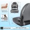 NORTHCAPTAIN Deluxe A Pair of Marine High Back Folding Fishing Boat Seat,Stainless Steel Screws Included,Charcoal/Black(2 Seats) view 3