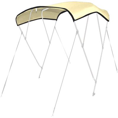 Leader Accessories Sand, Fits 4 Bow 8'L x 54" H x 54"-60" W 600D Polyester Bimini Canvas Replacement Without Poles