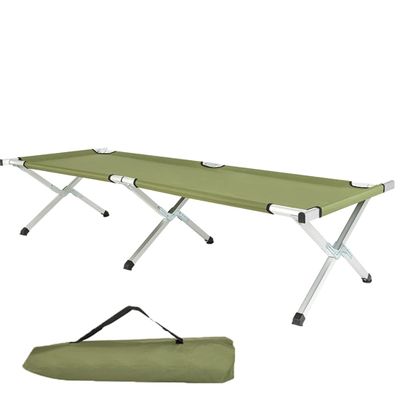 Kcelarec Outdoor Camping Cot, Folding Lightweight Bed Portable Camping Cot with Carry Bag for Adults Hiking Hunting Traveling