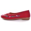 Women's Slip on Flats,Traditional Chinese Style Embroidered Round Toe Ballet Flats ShoesRed 7 view 3