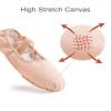 Stelle Women Ballet Shoes Highly Stretch Canvas Adult Ballet Slippers Split Sole Yoga Dance Shoe for Girls Boys(Ballet Pink,9.5MW) view 4