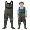 HISEA Kids Chest Waders Nylon/PVC Youth Fishing Waders for Toddler & Children Waterproof Hunting Waders with Boots & Reflect Safety Band view 1