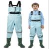 HISEA Kids Chest Waders Nylon/PVC Youth Fishing Waders for Toddler & Children Waterproof Hunting Waders with Boots & Reflect Safety Band view 1
