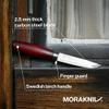 Morakniv Classic No 2 Knife with Finger Guard, Carbon Steel 105mm Blade view 2