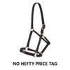 Dura-Tech Premier Lancaster Leather Halter for Horses | Simple Economy Leather Halter with Adjustable Fit & Solid Brass Hardware | Size Cob view 3
