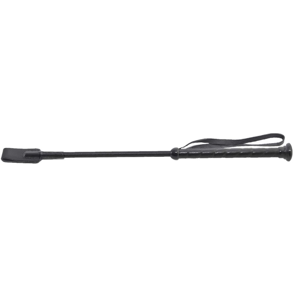 Horse Fare Products Leather Handle Riding Crop Whip with Wrist Loop (23)