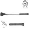 Horse Fare Products Ringed Handle Riding Jumping Bat (19) view 1