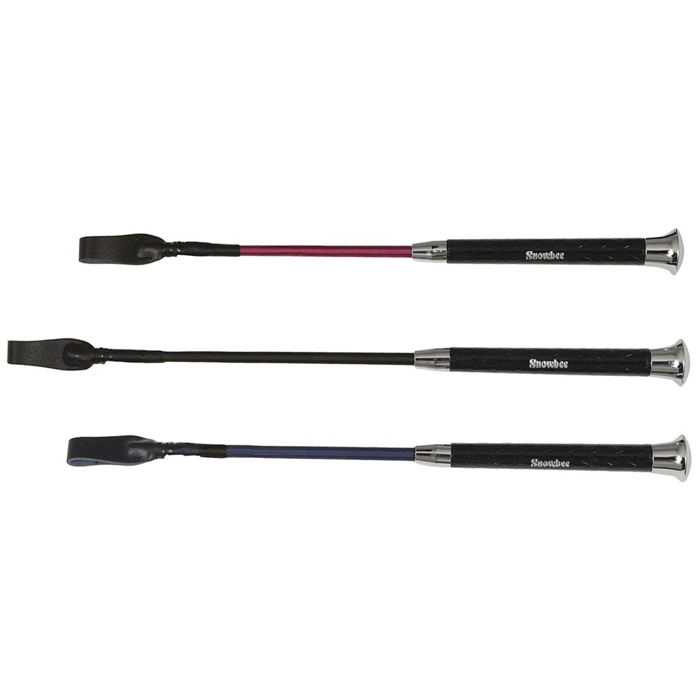 Horse Fare Products Gel Handle Riding Crop Whip (Navy, 21)