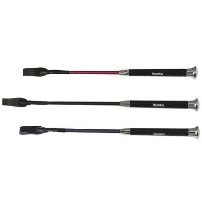 Horse Fare Products Gel Handle Riding Crop Whip (Burgundy, 19)
