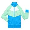 Avia Girl's Performance Zip-Up Jacket and Shorts, 2-Piece Track Set (Aqua Wave, 2XL (XXL, 18)) view 2