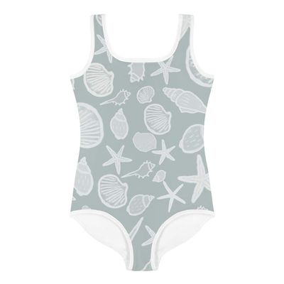 She Sells Seashells Kids Swimsuit, 4T