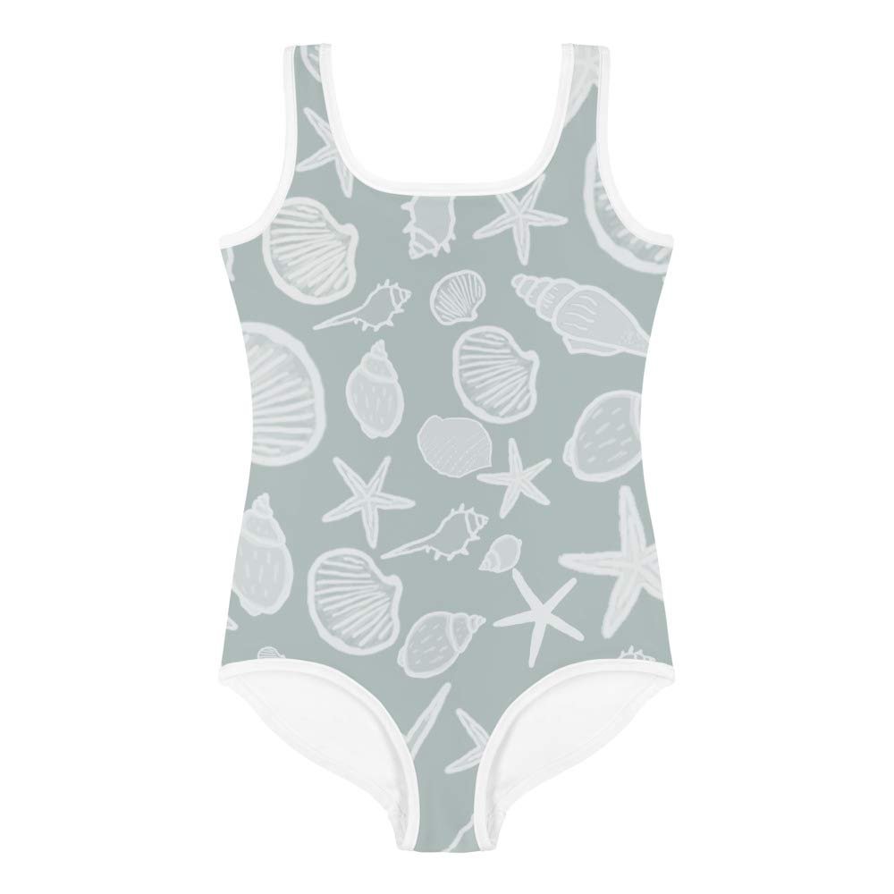 She Sells Seashells Kids Swimsuit, 4T