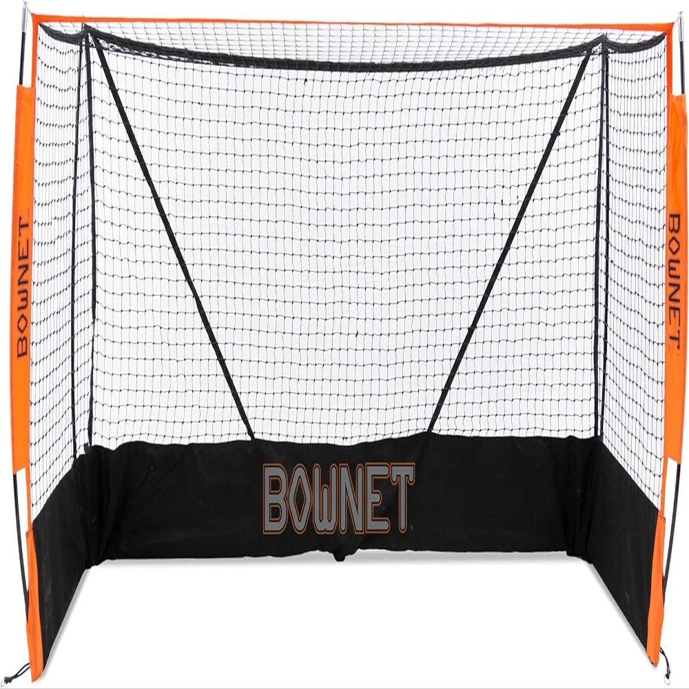 Bownet Youth Field Hockey Goal, 4'x8', Foldable Steel Frame, Carry Bag