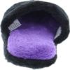 Static Footwear Girls Fluffy Slip On Warm House Slippers,Black Star,2/3 view 4