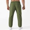 Boladeci Mens Workout Athletic Pants Stretch Jogger Breathable Active Pull On Sport Running Elastic Waistband Jogging Sweatpants for Men Olive 40 view 4