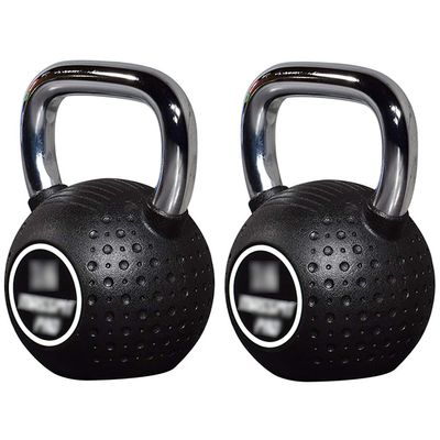 ZYCSKTL Kettlebells Kettlebell Handle,Ladies Home Personal Training Kettlebells, Fitness Equipment Lifting Kettlebell Dumbbells, Gym Tasteless Sports Kettlebells (Color : 6kg*2 Black)