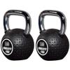 ZYCSKTL Kettlebells Kettlebell Handle,Ladies Home Personal Training Kettlebells, Fitness Equipment Lifting Kettlebell Dumbbells, Gym Tasteless Sports Kettlebells (Color : 6kg*2 Black) view 1