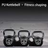 ZYCSKTL Kettlebells Kettlebell Handle,Ladies Home Personal Training Kettlebells, Fitness Equipment Lifting Kettlebell Dumbbells, Gym Tasteless Sports Kettlebells (Color : 6kg*2 Black) view 2