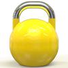 ZYCSKTL Kettlebells Household Female Fitness Kettlebells, Men's Competitive Kettlebells, Gym Integrated Professional Lifting Kettlebells (Color : 16kg Yellow) view 1