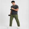 Boladeci Mens Lightweight Hiking Pants Quick Dry Stretch Breathable Elastic Waist Sun Protection Polyester Water Resistant Sweatpants for Men Olive 32 view 3