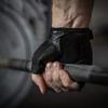 ROVOS Workout Gloves for Men Ventilated Leather Weightlifting Gloves, Double-Layer Anti-Slip Palm with Foam Padding for Superior Grip and Hand Protection - M view 4