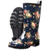 HISEA Women's Rain Boots Waterproof Mid Calf Garden Boots for Women view 4