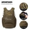 Mardingtop 25L Tactical Backpacks Molle Hiking daypacks for Camping Hiking Military Traveling Motorcycle Khaki view 3