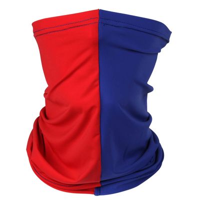 Headband Headwear Scarf Neck Gaiter Balaclavas Bandana Dustproof Sun Dust Protection for Outdoors Sports Hiking Cycling Running Fishing (Royal Blue/Red)