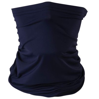 Headband Headwear Scarf Neck Gaiter Balaclavas Bandana Dustproof Sun Dust Protection for Outdoors Sports Hiking Cycling Running Fishing (Navy Blue)