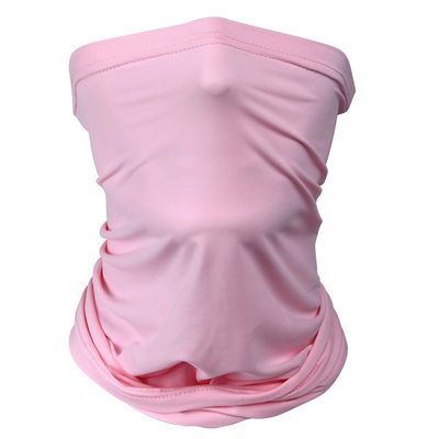 Headband Headwear Scarf Neck Gaiter Balaclavas Bandana Dustproof Sun Dust Protection for Outdoors Sports Hiking Cycling Running Fishing (Pink)