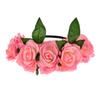 Accesyes Mexican Headpiece Day of Dead Headband Dia de Los Muertos (Pink-HB) view 1