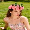 Accesyes Mexican Headpiece Day of Dead Headband Dia de Los Muertos (Pink-HB) view 3