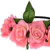 Accesyes Mexican Headpiece Day of Dead Headband Dia de Los Muertos (Pink-HB) view 4