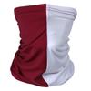 Headband Headwear Scarf Neck Gaiter Balaclavas Bandana Dustproof Sun Dust Protection for Outdoors Sports Hiking Cycling Running Fishing (Maroon/White) view 2