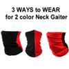 Headband Headwear Scarf Neck Gaiter Balaclavas Bandana Dustproof Sun Dust Protection for Outdoors Sports Hiking Cycling Running Fishing (Black/Red) view 2
