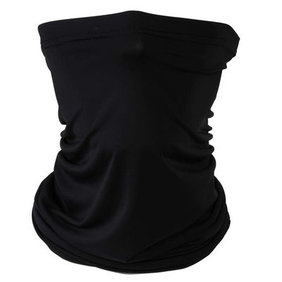 Headband Headwear Scarf Neck Gaiter Balaclavas Bandana Dustproof Sun Dust Protection for Outdoors Sports Hiking Cycling Running Fishing (Black)