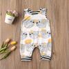 jiaoutky Newborn Infant Baby Boy Girl Clothes Dinosaur Sleeveless Romper One-Piece Bodysuit Jumpsuit Outfits Clothing (sloth, 18-24 Months) view 2