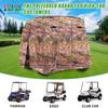 10L0L Golf Cart Cover 2/4/4+2 Passenger for Yamaha EZGO Club Car, Heavy Duty 420D Waterproof Windproof Durable Polyester Golf Cart Cover with 3 Zipper Doors for All-Weather Protection - Camouflage view 2
