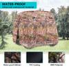 10L0L Golf Cart Cover 2/4/4+2 Passenger for Yamaha EZGO Club Car, Heavy Duty 420D Waterproof Windproof Durable Polyester Golf Cart Cover with 3 Zipper Doors for All-Weather Protection - Camouflage view 4