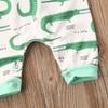 jiaoutky Newborn Infant Baby Boy Girl Clothes Dinosaur Sleeveless Romper One-Piece Bodysuit Jumpsuit Outfits Clothing (Crocodile, 0-6 Months) view 4