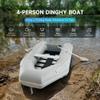 CO-Z 10ft Inflatable Dinghy Boat for 4 Adults, 990lb Capacity Heavy-Duty PVC Raft with Aluminum Floor & Oars, Motor Mount, Kayak-Style Tender for Fishing, Rescue & Water Sports view 2