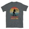 1999 Birthday Shirt (Short-Sleeve Unisex) Flossing Dance Vintage Sunset Dark Heather view 1
