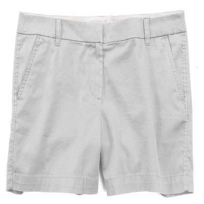 J.Crew Mercantile Women's 5" Classic Chino Short (Oyster Grey)