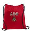 Greekgear Alpha Sigma Phi Crest Shield Cinch Sack view 1